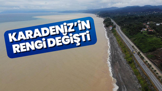Sel sonrası Karadeniz’in rengi değişti