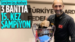 Semih Saygıner 3 Bant Bilardo'da Türkiye Şampiyonu