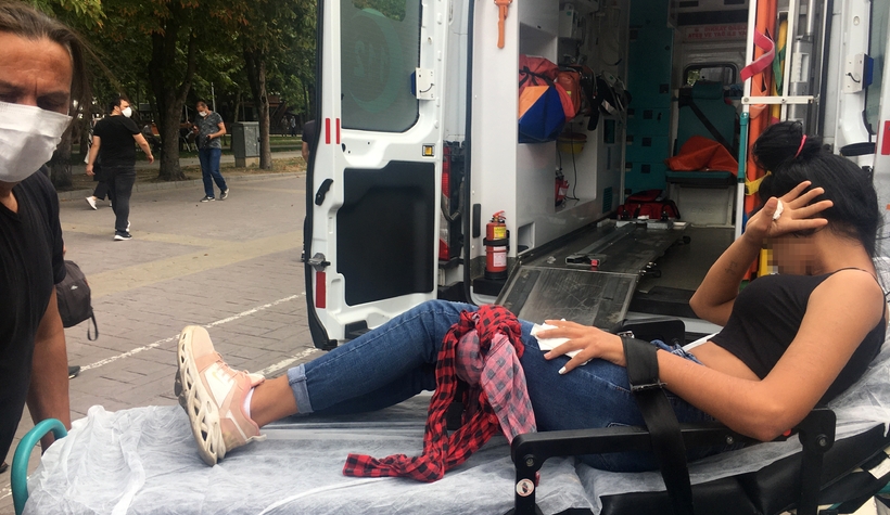 Şemsiyeli Park'ta eski sevgili dehşet saçtı