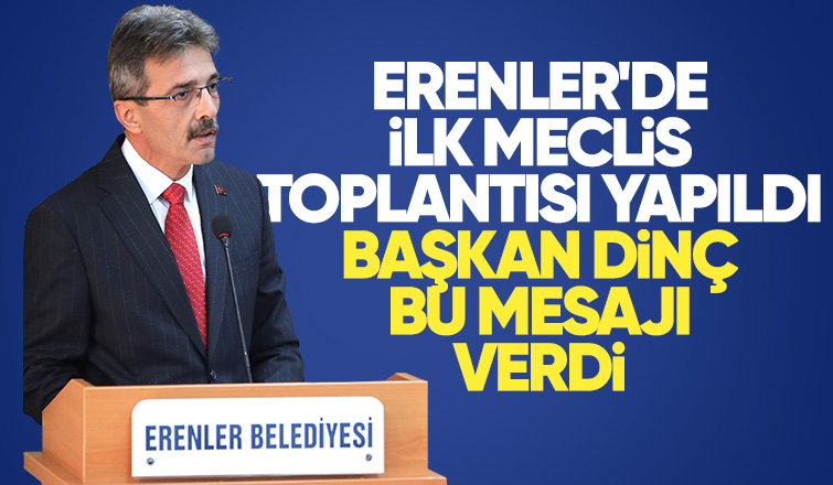 Şenol Dinç: 33 mahallemize hizmet sunmak için çok çalışacağız