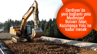 Serdivan'a yeni bağlantı yolu