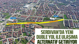 Serdivan'a yeni duble yol