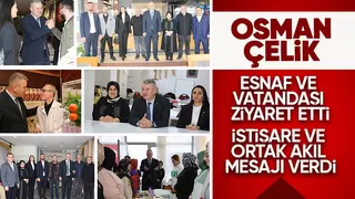Serdivan Belediye Başkan Adayı Osman Çelik'ten esnaf ve vatandaş ziyareti