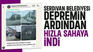 Serdivan Belediyesi'nden deprem sonrası hızlı refleks