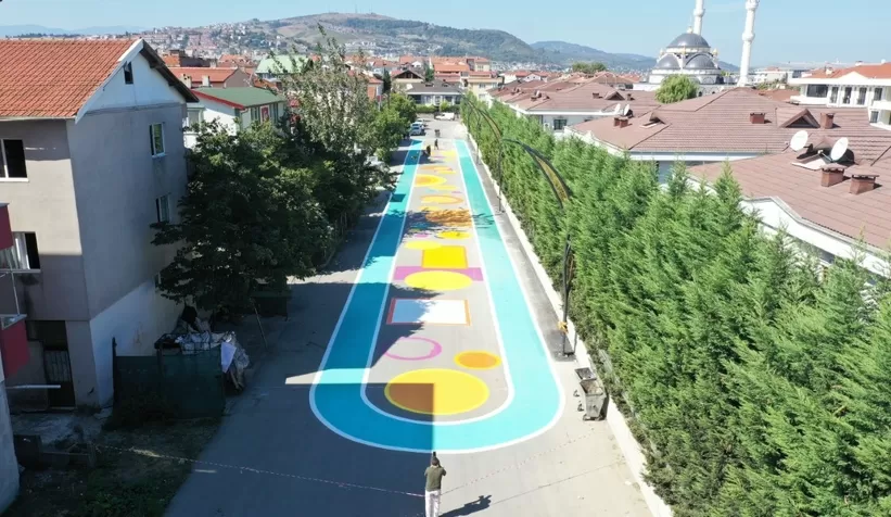 Serdivan Çocuk Dostu Oyun Sokağı’nda son adım