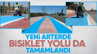 Serdivan'da 1 Caddeye bisiklet yolu