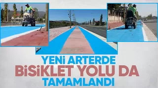 Serdivan'da 1 Caddeye bisiklet yolu