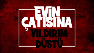 Serdivan'da aparta yıldırım düştü