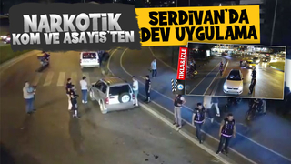 Serdivan'da dron destekli uygulama