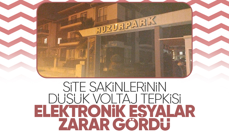 Serdivan'da düşük voltaj tepkisi