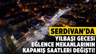 Serdivan'da eğlence mekanlarına yılbaşı düzenlemesi