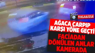 Serdivan'da faciadan dönülen kaza kamerada