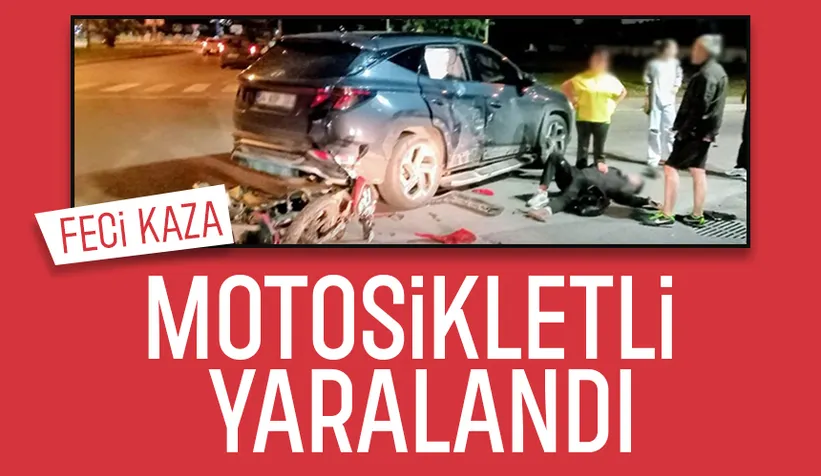 Serdivan'da feci kaza
