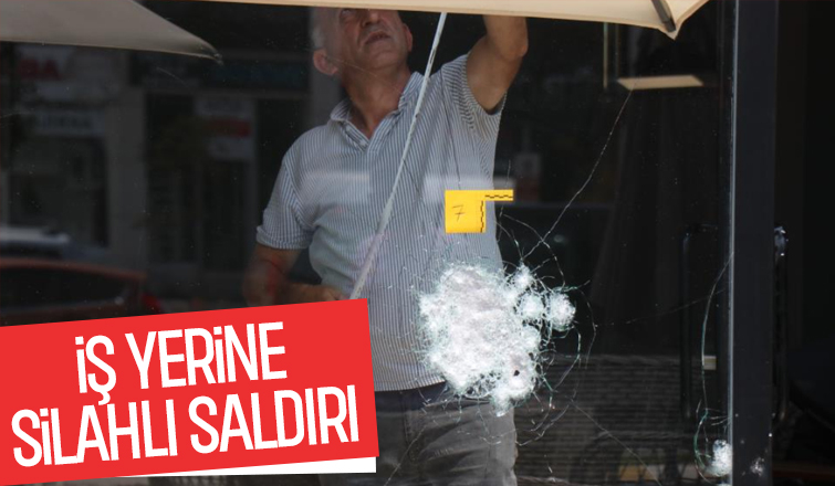 Serdivan'da iş yeri kurşunlandı