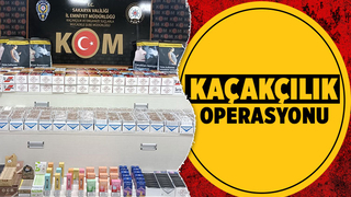 Serdivan'da iş yerine kaçakçılık baskını