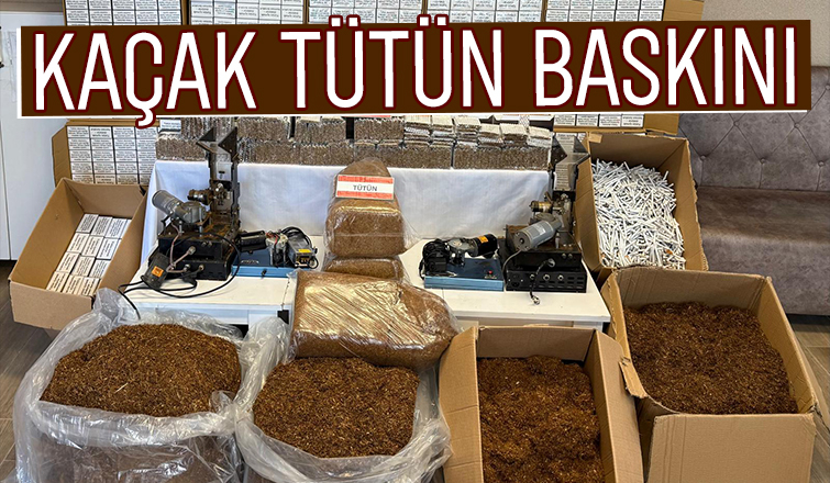 Serdivan'da kaçak tütün operasyonu