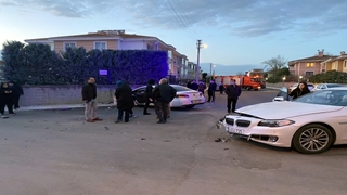 Serdivan'da kaza sonrası ortalık karıştı