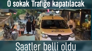 Serdivan'da o sokak bgelli saatlerde trafiğe kapatılacak