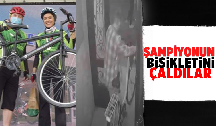 Serdivan'da şampiyon sporcunun bisikletini çaldılar
