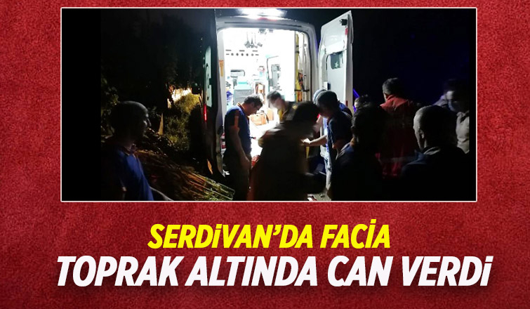 Serdivan'da toprak kayması: 1 ölü, 1 yaralı