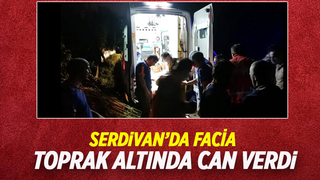 Serdivan'da toprak kayması: 1 ölü, 1 yaralı