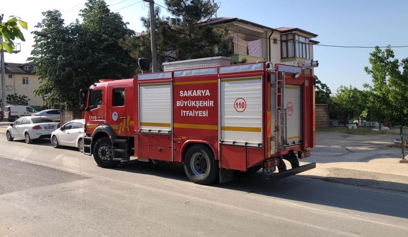 Serdivan'da yangın paniği