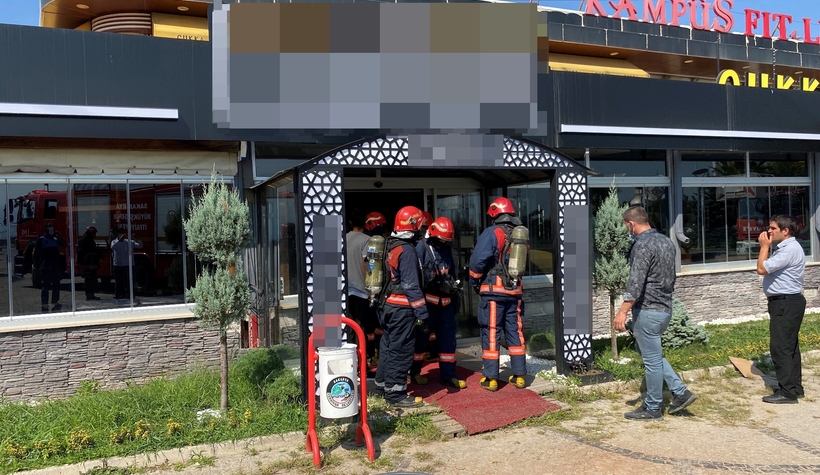 Serdivan'da yangın paniği