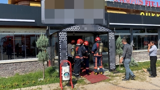 Serdivan'da yangın paniği