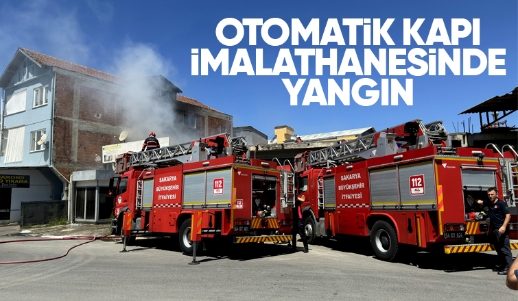 Serdivan'da yangın paniği