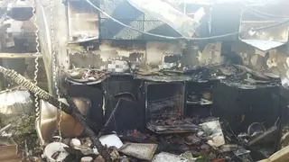 Serdivan'da yangın