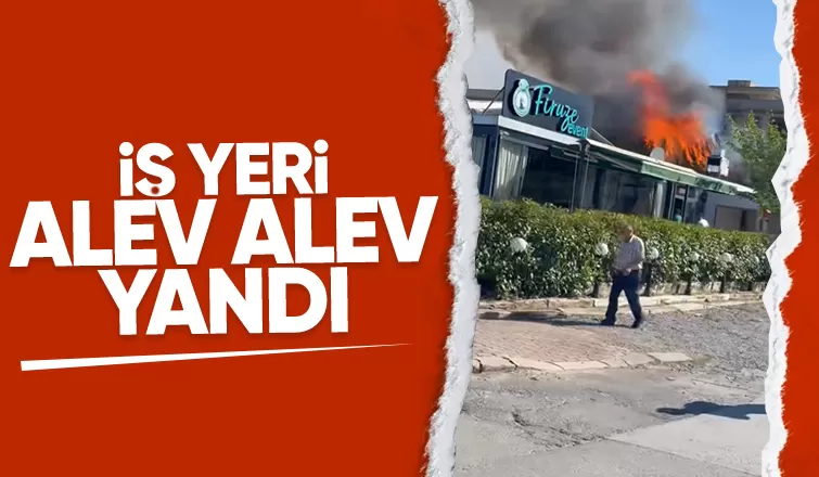 Serdivan'da yangın