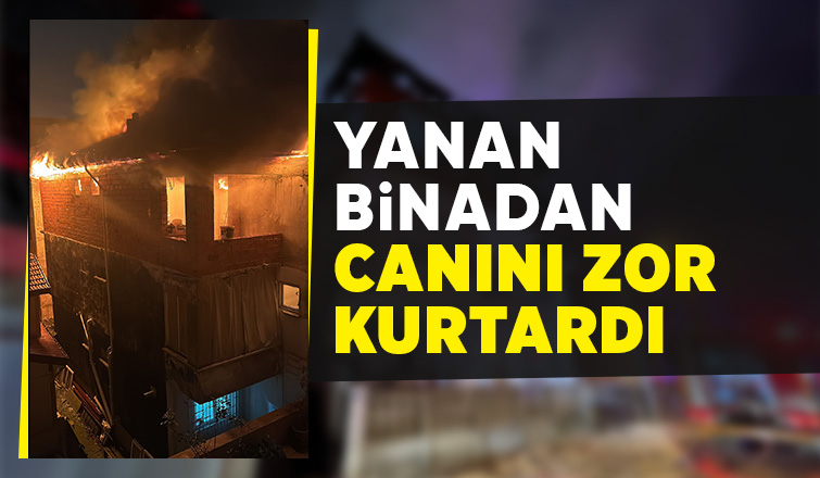 Serdivan'da yangın