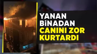 Serdivan'da yangın