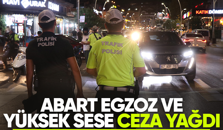 Serdivan'da yüksek ses ve abart egzoz denetimi