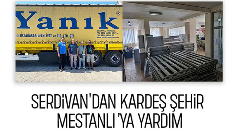 Serdivan'dan Mestanlı’daki İmam Hatip Lisesi öğrencilerine destek