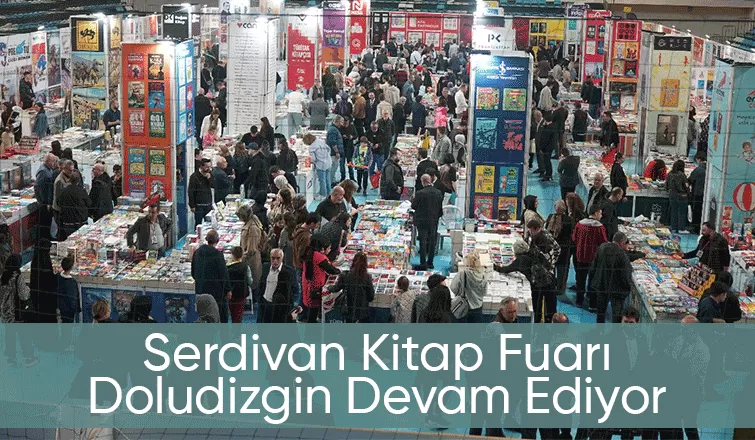 Serdivan Kitap Fuarı'na ziyaretçi akını