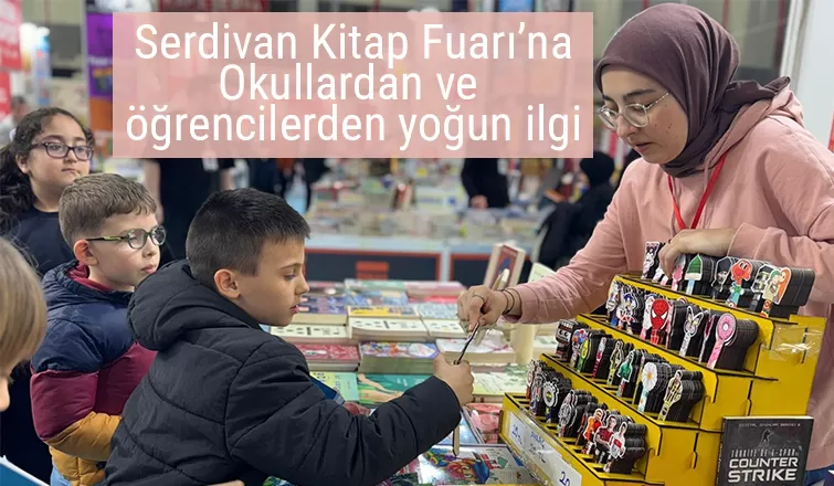 Serdivan Kitap Fuarı’na yoğun ilgi
