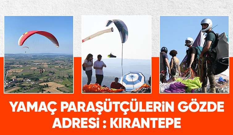 Serdivan yamaç paraşütçülerinin merkezi oldu