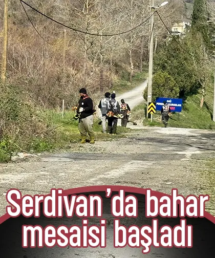 Serdivan’da bahar mesaisi başladı