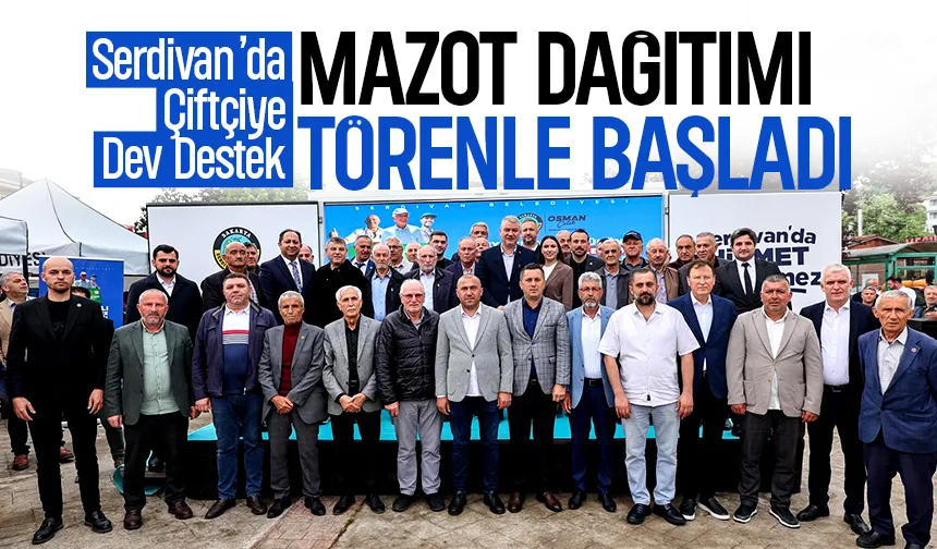 Serdivan’da çiftçiye dev destek