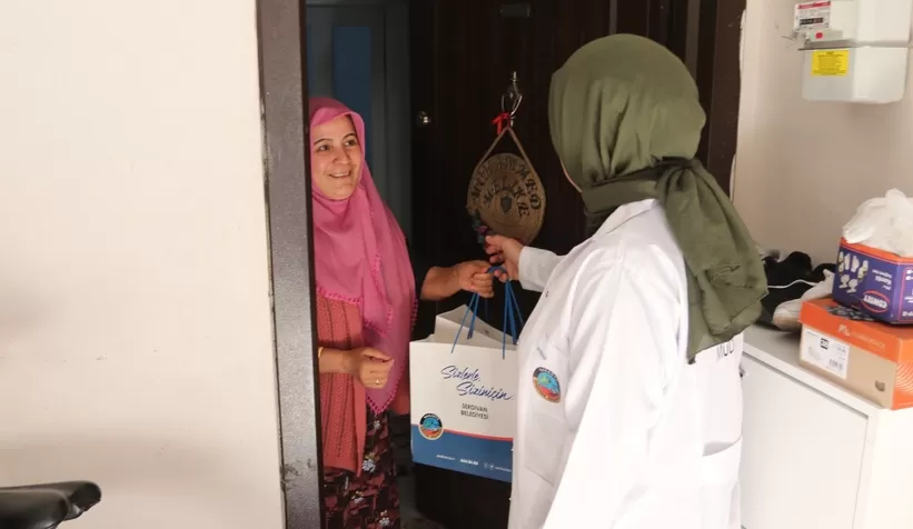 Serdivan’da Hoş Geldin Bebek hediyesi