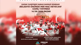 Serdivan’da milli maç heyecanı başlıyor