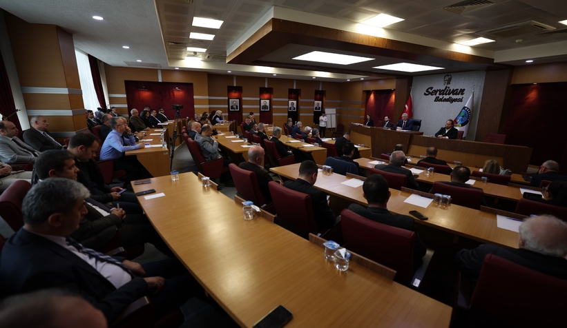 Serdivan’da yılın son meclis toplantısı gerçekleştirildi