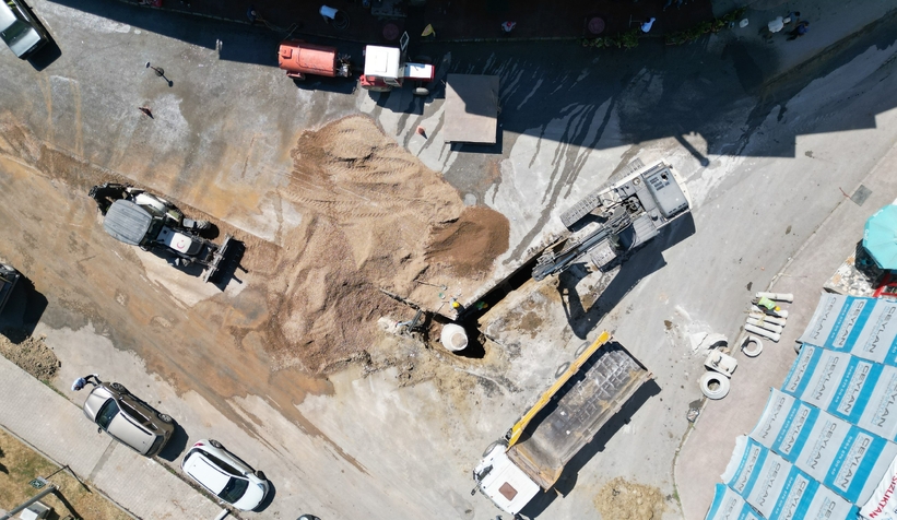 Serdivan’ın 17 bin 500 metrelik altyapı çalışmaları sürüyor