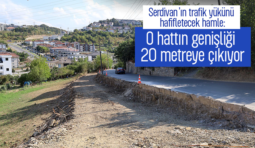 Serdivan’ın trafik yükünü hafifletecek hamle