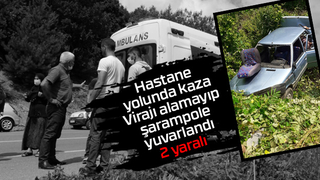 Şerefiye'de kaza: 2 yaralı