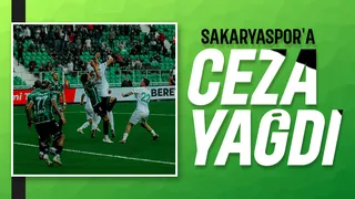 Serik maçının faturası ağır oldu; Sakaryaspor'a ceza yağdı