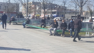 Şeritte durduramadı; Pes dedirten görüntü