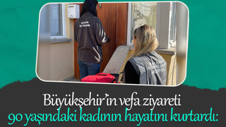 Ses gelmeyince kapıyı itfaiye açtı