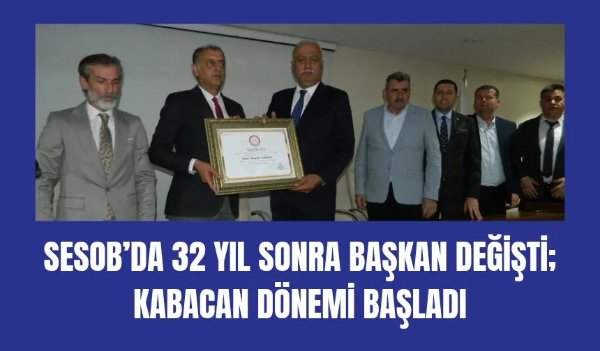 SESOB'da 32 yıl sonra bir ilk